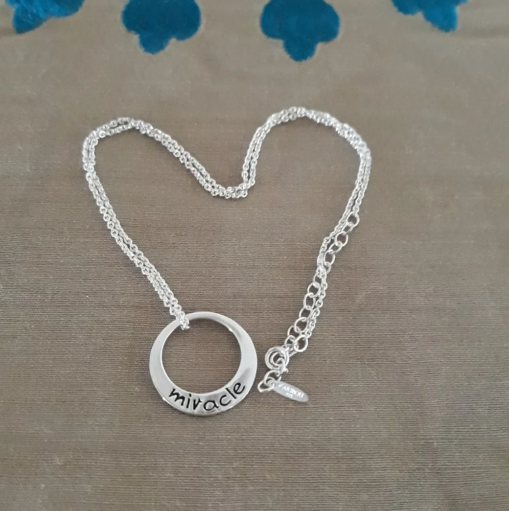 *Miracle sterling silver necklace